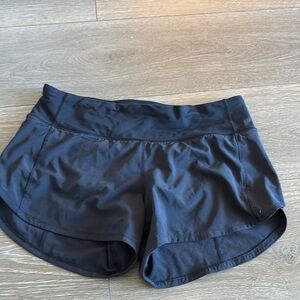 Women's Black Athletic Shorts 4 inch